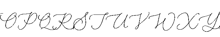Marcellyna Font UPPERCASE