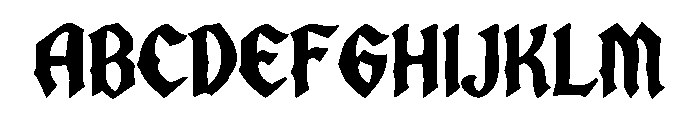 March Anchor Font UPPERCASE