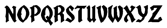 March Anchor Font UPPERCASE