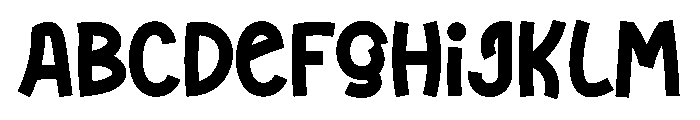 March Designer Font UPPERCASE