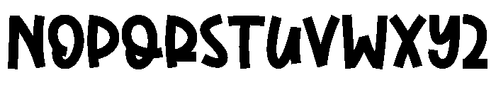 March Designer Font LOWERCASE