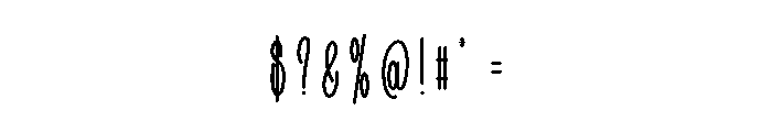March Spring Font OTHER CHARS