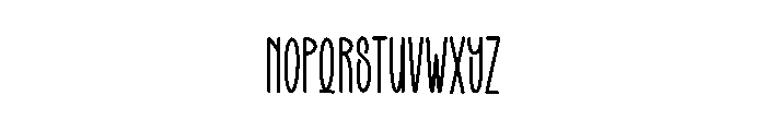 March Spring Font LOWERCASE