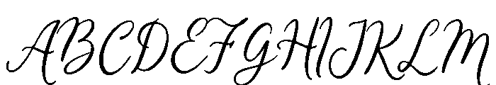 Marchela Regular Font UPPERCASE