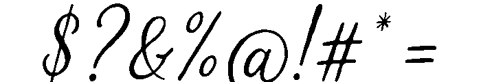 Marchela Rough Font OTHER CHARS