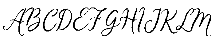 Marchela Rough2 Font UPPERCASE