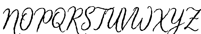 Marchela Rough2 Font UPPERCASE