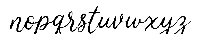 Marchela Rough2 Font LOWERCASE
