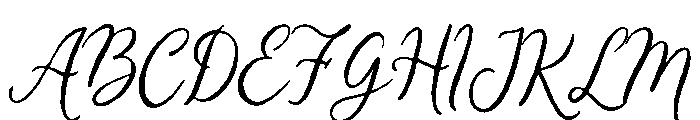 Marchela Rough Font UPPERCASE