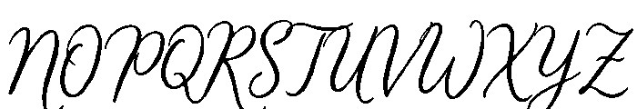 Marchela Rough Font UPPERCASE