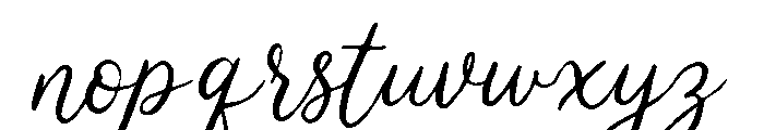 Marchela Rough Font LOWERCASE
