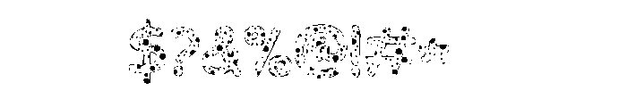 Mardi Gras circle Font OTHER CHARS