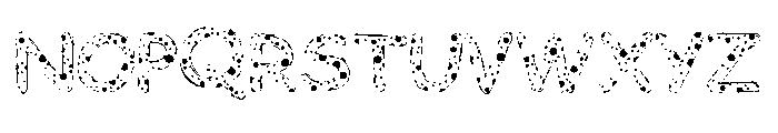 Mardi Gras circle Font LOWERCASE