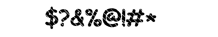 Mardi Gras line Font OTHER CHARS