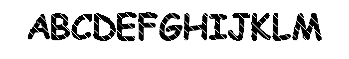 Mardi Gras line Font UPPERCASE