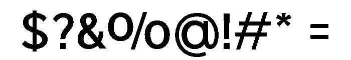 Marecon-Regular Font OTHER CHARS