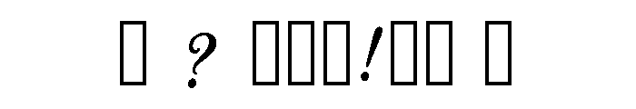 Margarito Regular Font OTHER CHARS