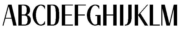 Margesta Regular Font UPPERCASE