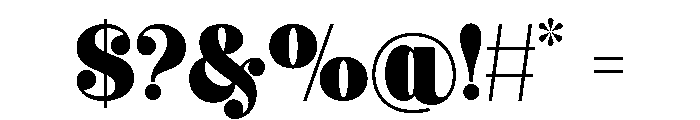 MarginDisplay-Regular Font OTHER CHARS