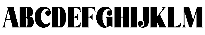 MarginDisplay-Regular Font UPPERCASE