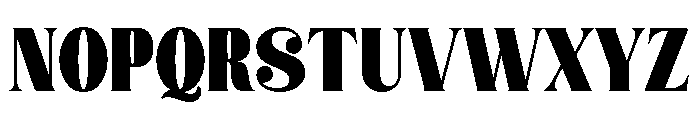 MarginDisplay-Regular Font UPPERCASE