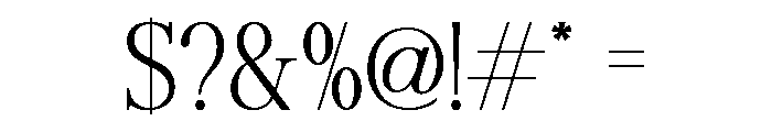Margiona Regular Font OTHER CHARS
