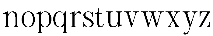 Margiona Regular Font LOWERCASE