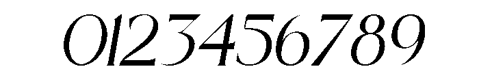 Margoe Italic Font OTHER CHARS