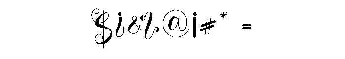 Maria Lilliy Font OTHER CHARS