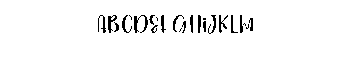 Maria Lilliy Font UPPERCASE