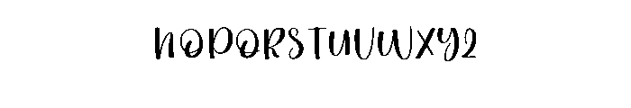 Maria Lilliy Font UPPERCASE