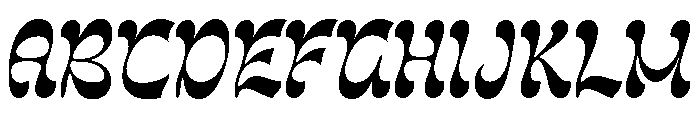 Maribont Regular Font UPPERCASE