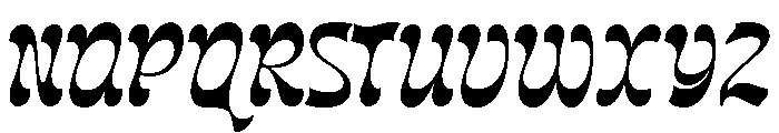 Maribont Regular Font UPPERCASE