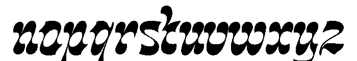 Maribont Regular Font LOWERCASE
