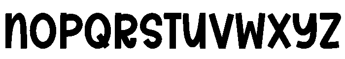 Marie Chunky Font LOWERCASE