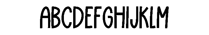 Marie Quirky Regular Font UPPERCASE