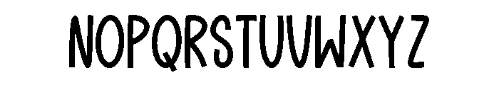 Marie Quirky Regular Font UPPERCASE