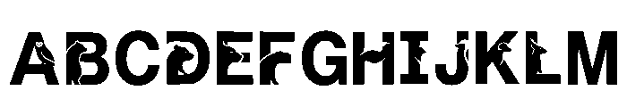 Marig Regular Font UPPERCASE