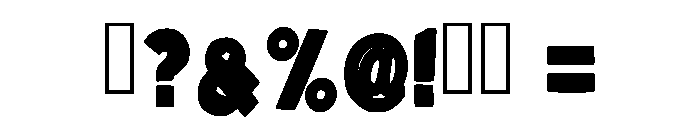 Mario Bold Regular Font OTHER CHARS