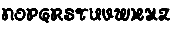 Marion-Regular Font LOWERCASE
