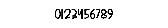 Mark Book Font OTHER CHARS