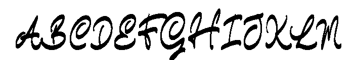 Mark Grifory Regular Font UPPERCASE