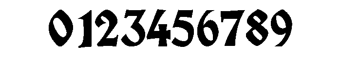 Mark II Bold Font OTHER CHARS