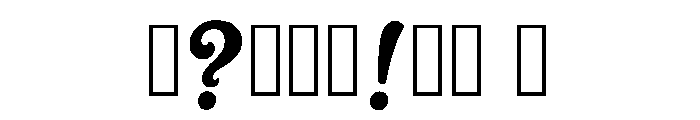 Mark Regular Font OTHER CHARS