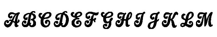 Mark Regular Font UPPERCASE