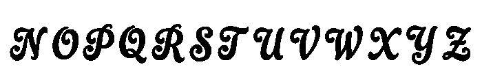 Mark Regular Font UPPERCASE