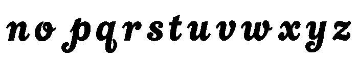 Mark Regular Font LOWERCASE