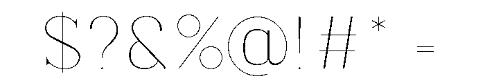 Marka Regular Font OTHER CHARS