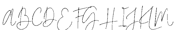 Marken Script Font UPPERCASE