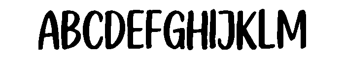 Marker_Brush Font UPPERCASE